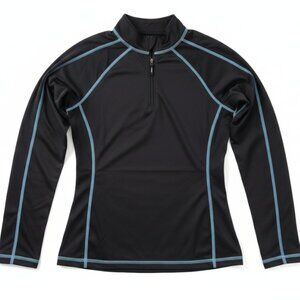 Marmot Women's 1/2 Zip Performance Long Sleeve Baselayer Black S/P